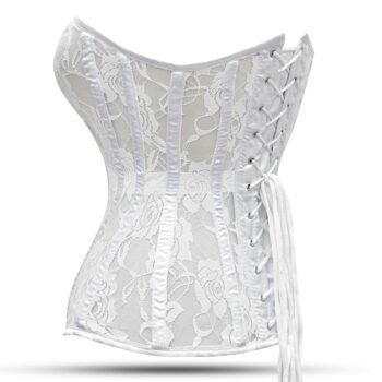 authentic steel boned corset, White steel boned corset, boned corset support, boned fashion corset, built-in bra corset, corset lingerie, corset outerwear, corset top styling, corset with bust support, full-coverage corset, genuine steel boned corset, gothic corset design, heavy-duty steel-boned corset, hips and curves corset, over the bust shapewear, overbust corset, plus-size corset options, real steel boned corset, steel boned corset, steel boned corset dress, steel boned corset for waist training, steel boned corset lingerie, steel boned corset plus size, steel boned corset top, steel boned overbust corset, steel boned overbust waist trainer, steel boned Victorian corset, strapless corset top, structured bodice, tight-lacing corset, Victorian hourglass corset, waist training