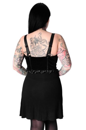 Black fishnet open bust plus size women corset Underbust Corset womencorset.com