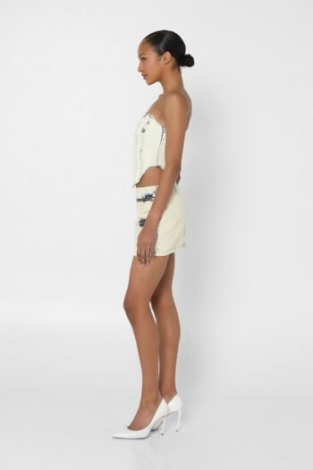 acid wash corset, denim corset, bodycon corset, boned corset, bustier denim top, corset style top, cropped corset top, curve accent corset, denim corset top, distressed denim corset, fashion corset top, grunge denim corset, high waist corset, lace up back corset, party denim bustier, seamless denim bustier, solid denim corset, strapless corset, strapless denim corset, streetwear corset, tube corset top