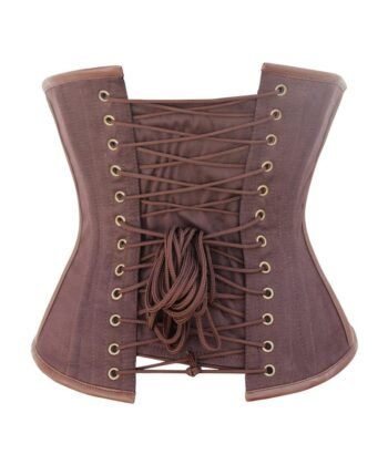 Instant Shape Criss Cross Cotton Steampunk Underbust Corset