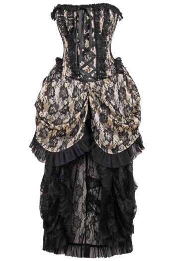 Lace Victorian Corset Halloween Dress