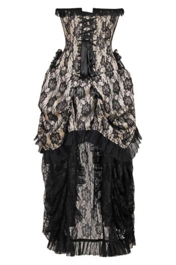 Lace Victorian Corset Halloween Dress