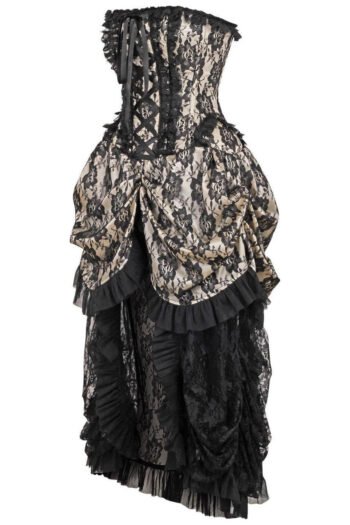 Lace Victorian Corset Halloween Dress