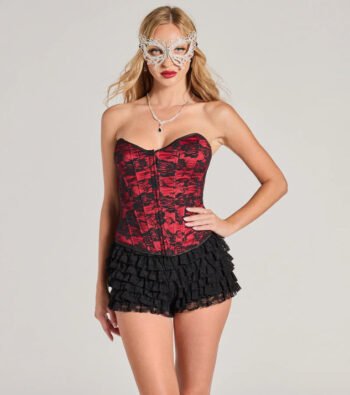 Shop Now Steel Boned Halloween Lace Corset