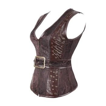Steel Boned Overbust Punk Cosplay Corset