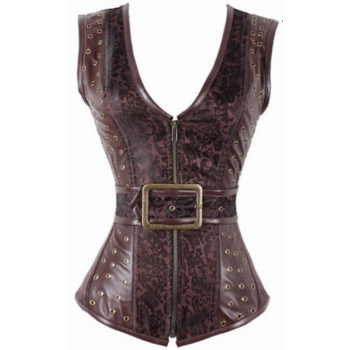 Steel Boned Overbust Punk Cosplay Corset