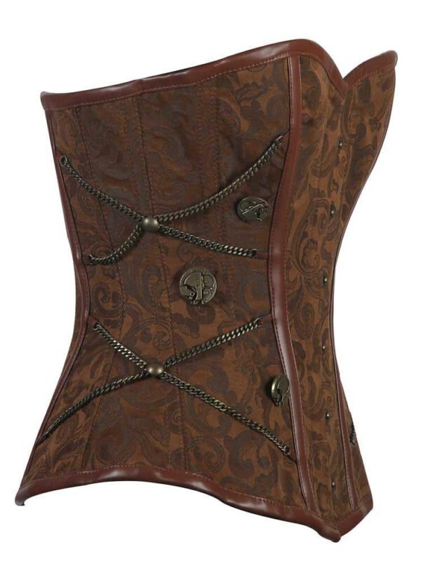 Steel Boned Steampunk Overbust Corset Top
