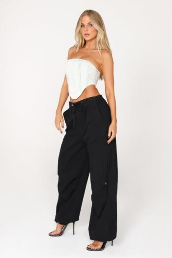 blue denim corset, bodycon corset, boned corset, bustier denim top, corset style top, cropped corset top, curve accent corset, denim corset top, distressed denim corset, fashion corset top, grunge denim corset, high waist corset, lace up back corset, party denim bustier, seamless denim bustier, solid denim corset, strapless corset, strapless denim corset, streetwear corset, tube corset top